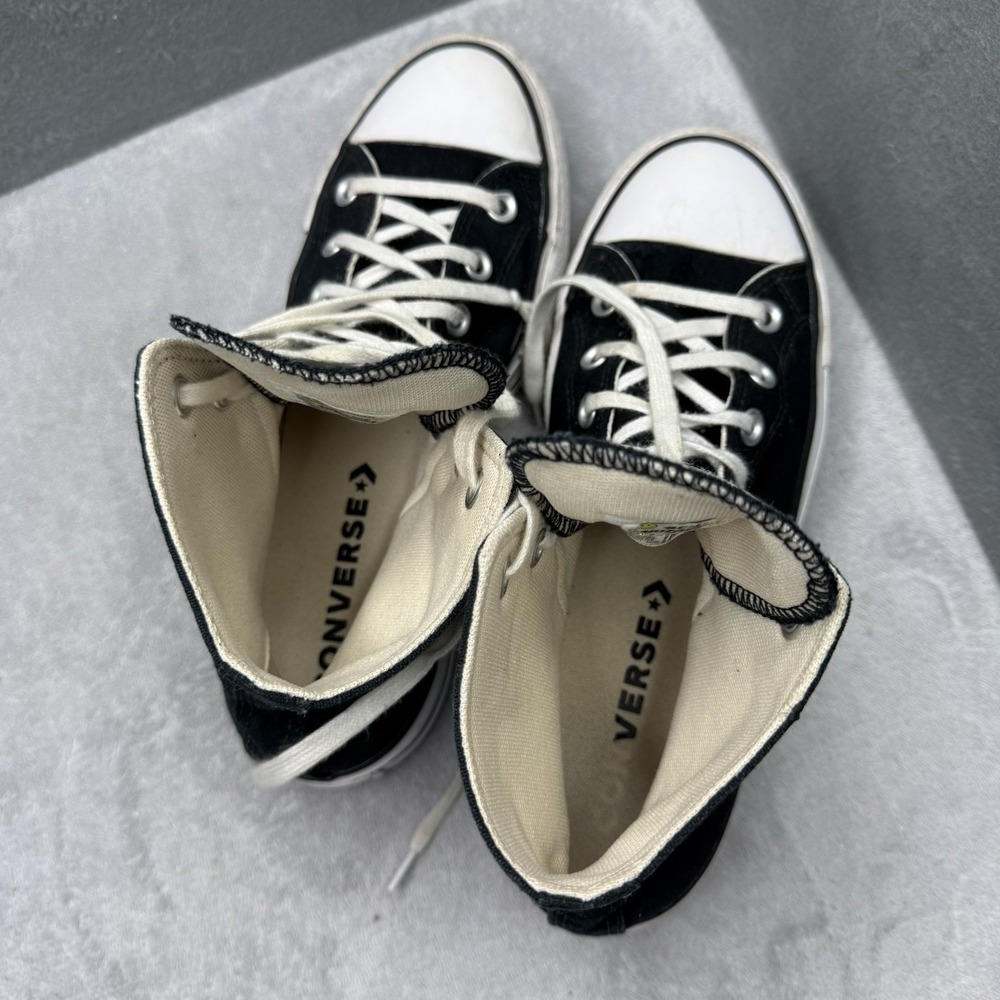 Converse Chuck Taylor All Star Lift Platform High Top Black Women's Size 8 - Picture 9 of 10